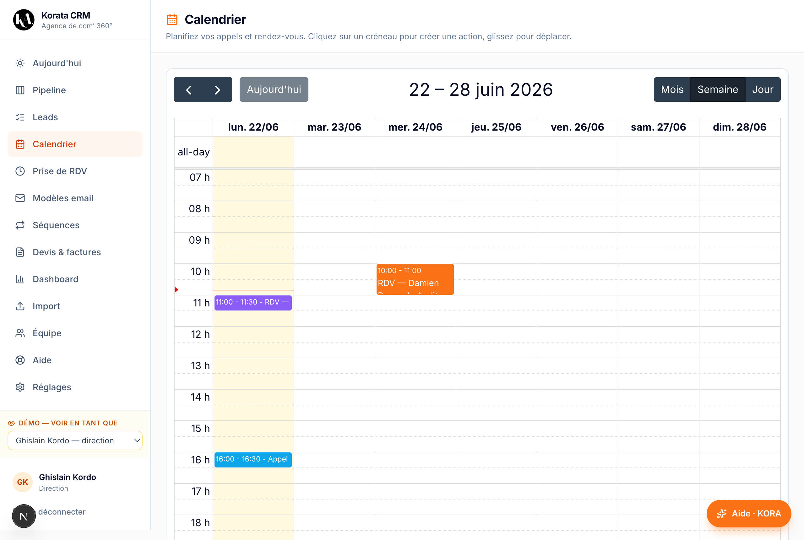 Calendrier